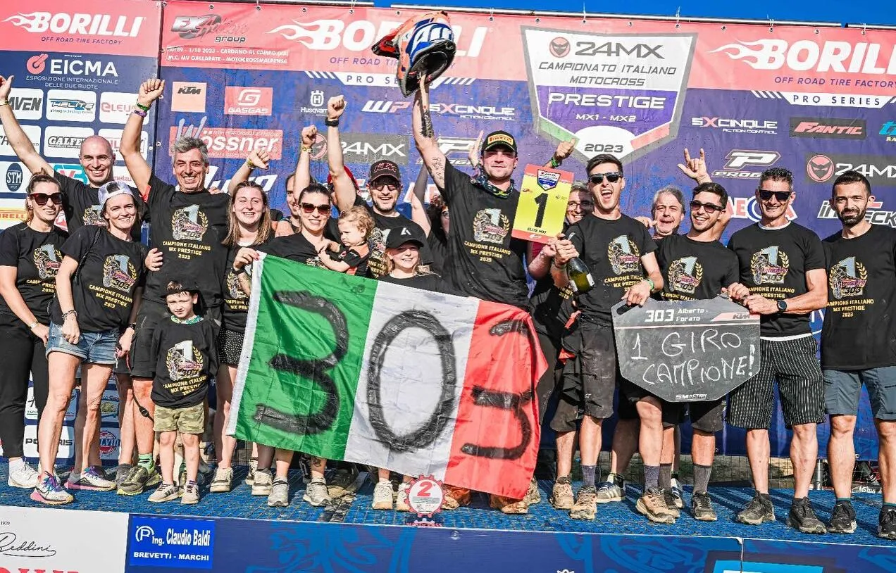 alberto forato campione italiano motocross