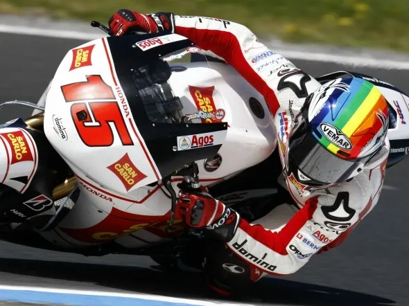 alex de angelis warm up phillip island