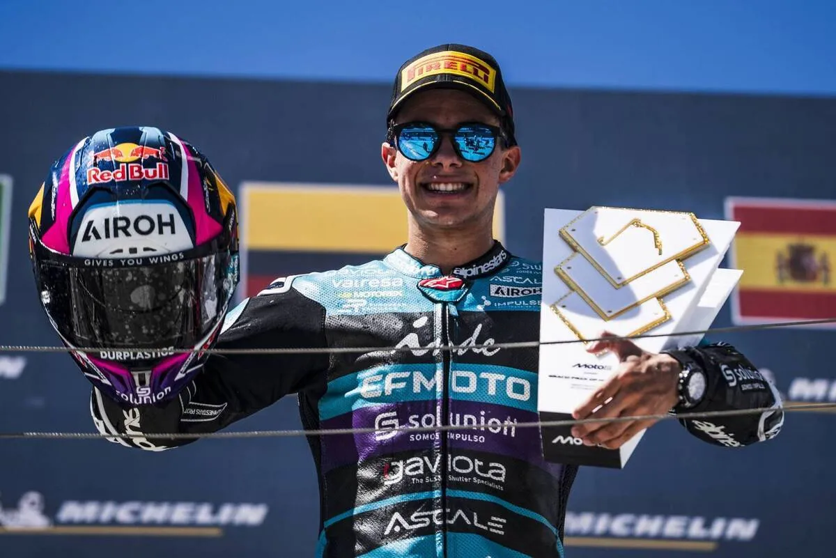 alonso moto2 win ungheria