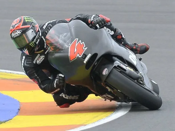 andrea dovizioso end valencia test ducati 1