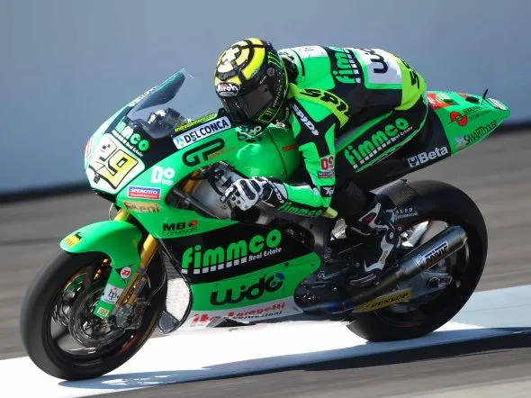 andrea iannone warmup moto2 indianapolis