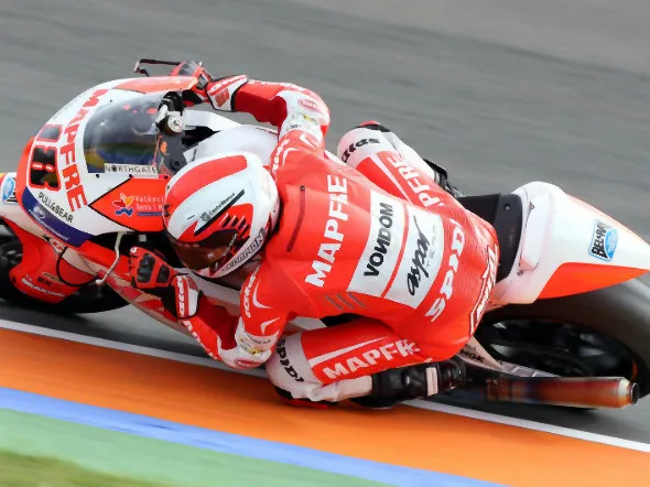 aspar team moto2 test valencia 2014 2