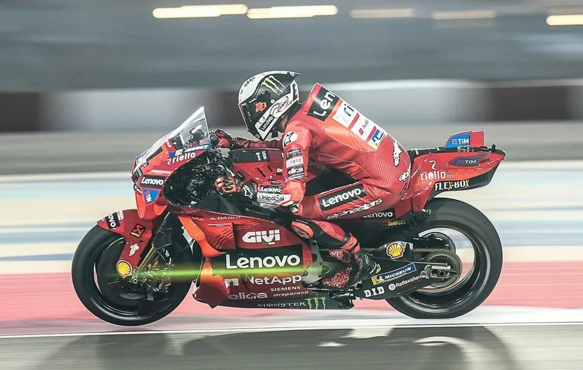 bagnaia test qatar day1