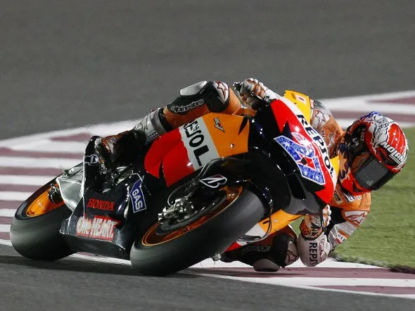 casey stoner gp losail 2011 gara