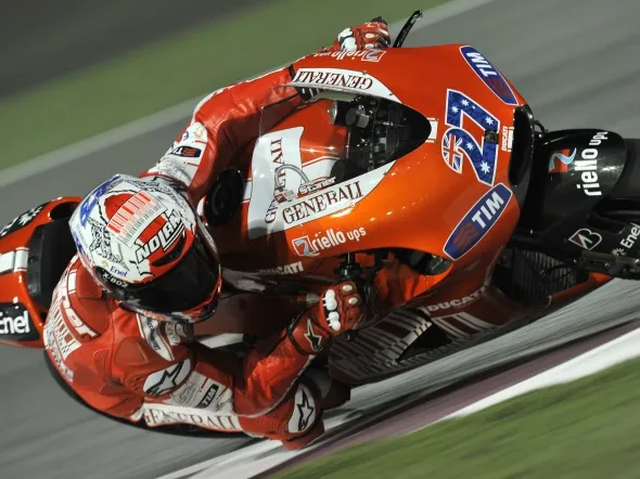 casey stoner losail gara motogp 2010