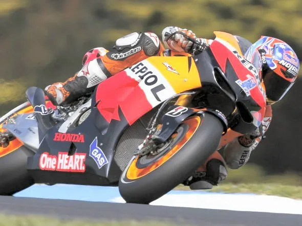 casey stoner pole phillip island motogp 2012