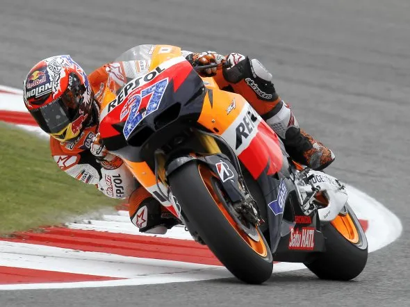 casey stoner qualifiche silverstone 2011
