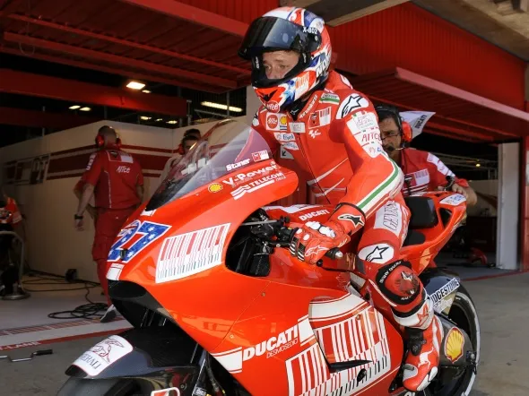 casey stoner test barcellona