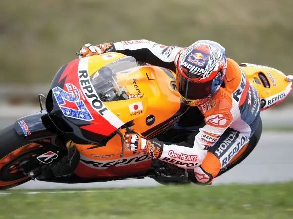 casey stoner test motogp brno 2011