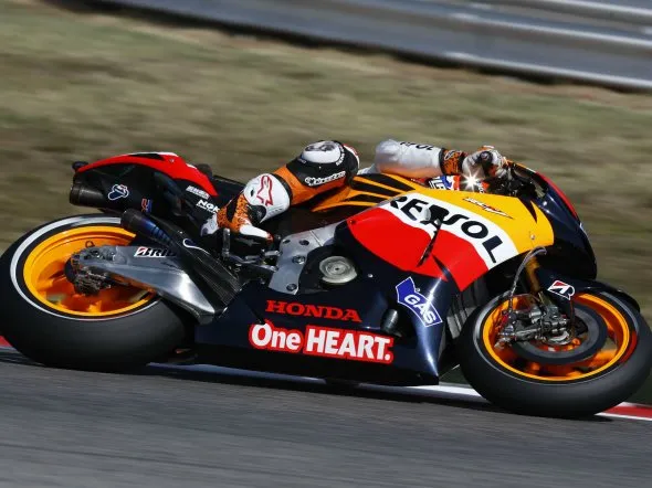 casey stoner warmup misano 2011