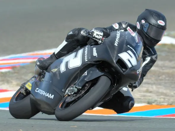 caterham moto2 racing team test almeria day2 2