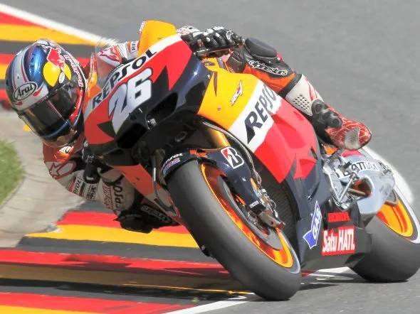 dani pedrosa 2 gara motogp sachsenring 2012