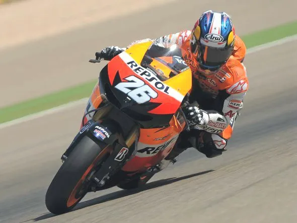 dani pedrosa test aragon 20121