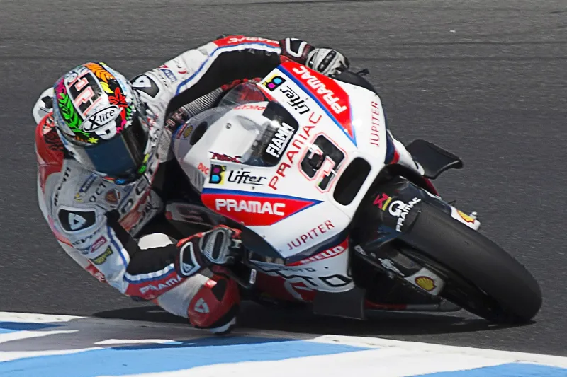 danilo petrucci motogp test australia 2016