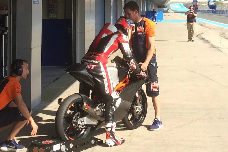 danny kent moto3 ktm test