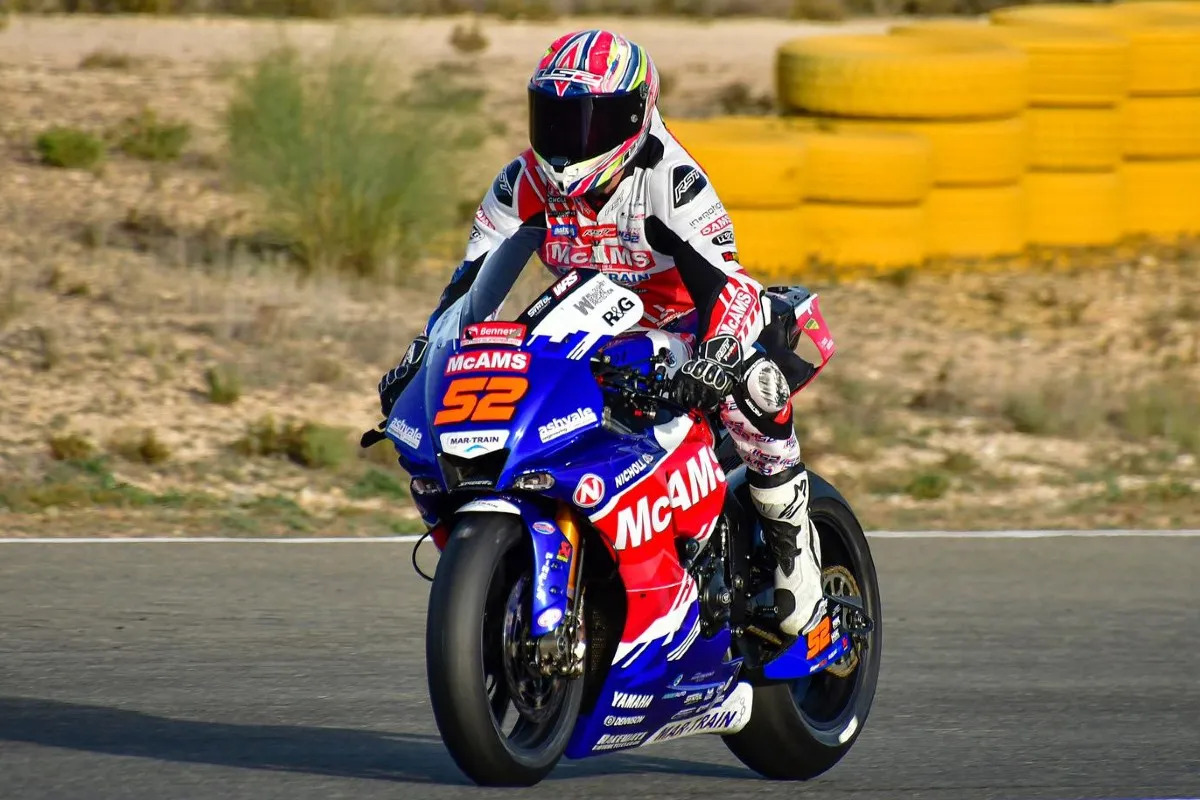 danny kent test yamaha mar train british superbike 2023