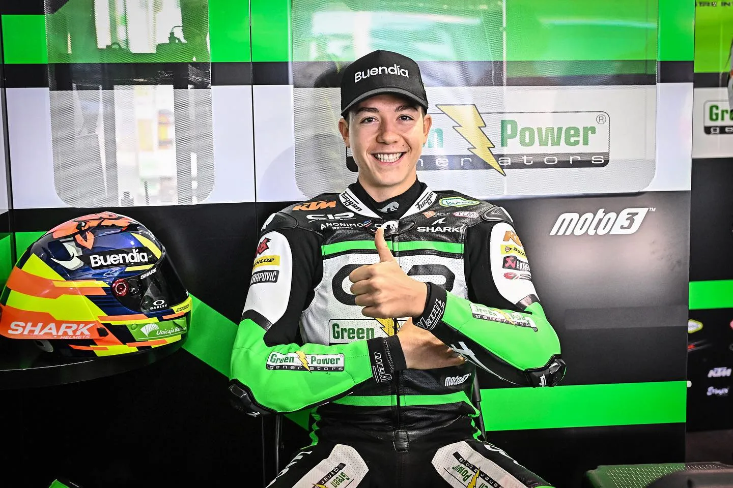 david salvador moto3 infortunio