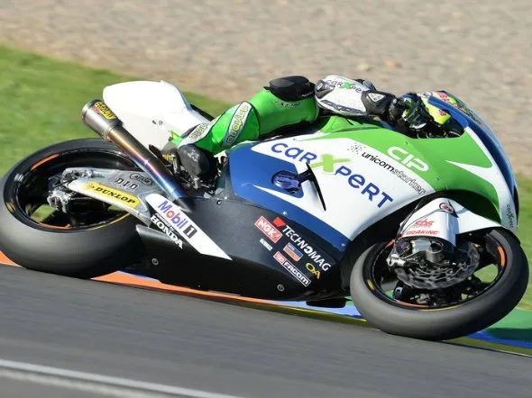 dominique aegerter moto2 valencia 2012