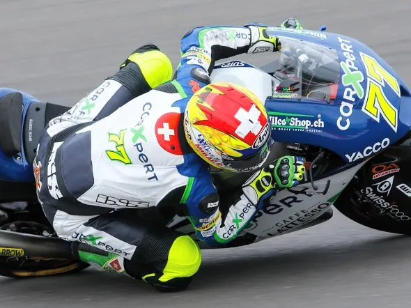 dominique aegerter qp sachsenring 2014