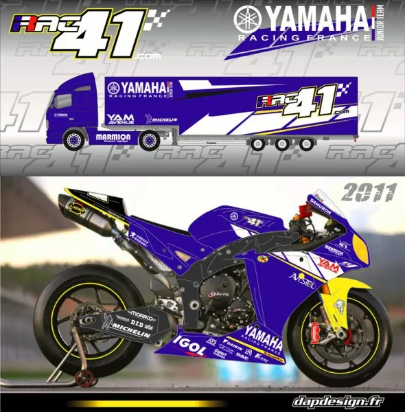 endurance rac41 yamaha michelin 2011