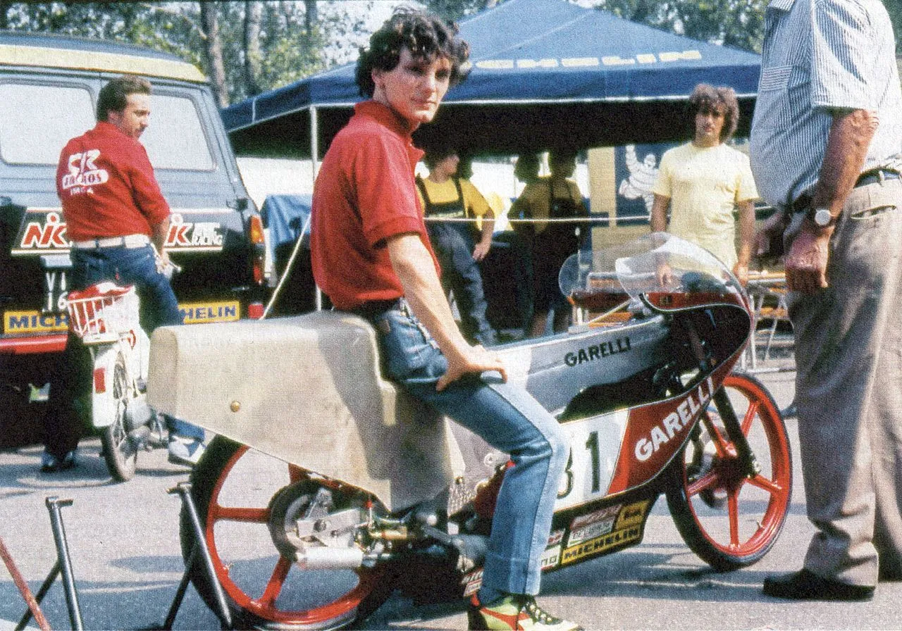 fausto gresini garelli 50 imola 1982