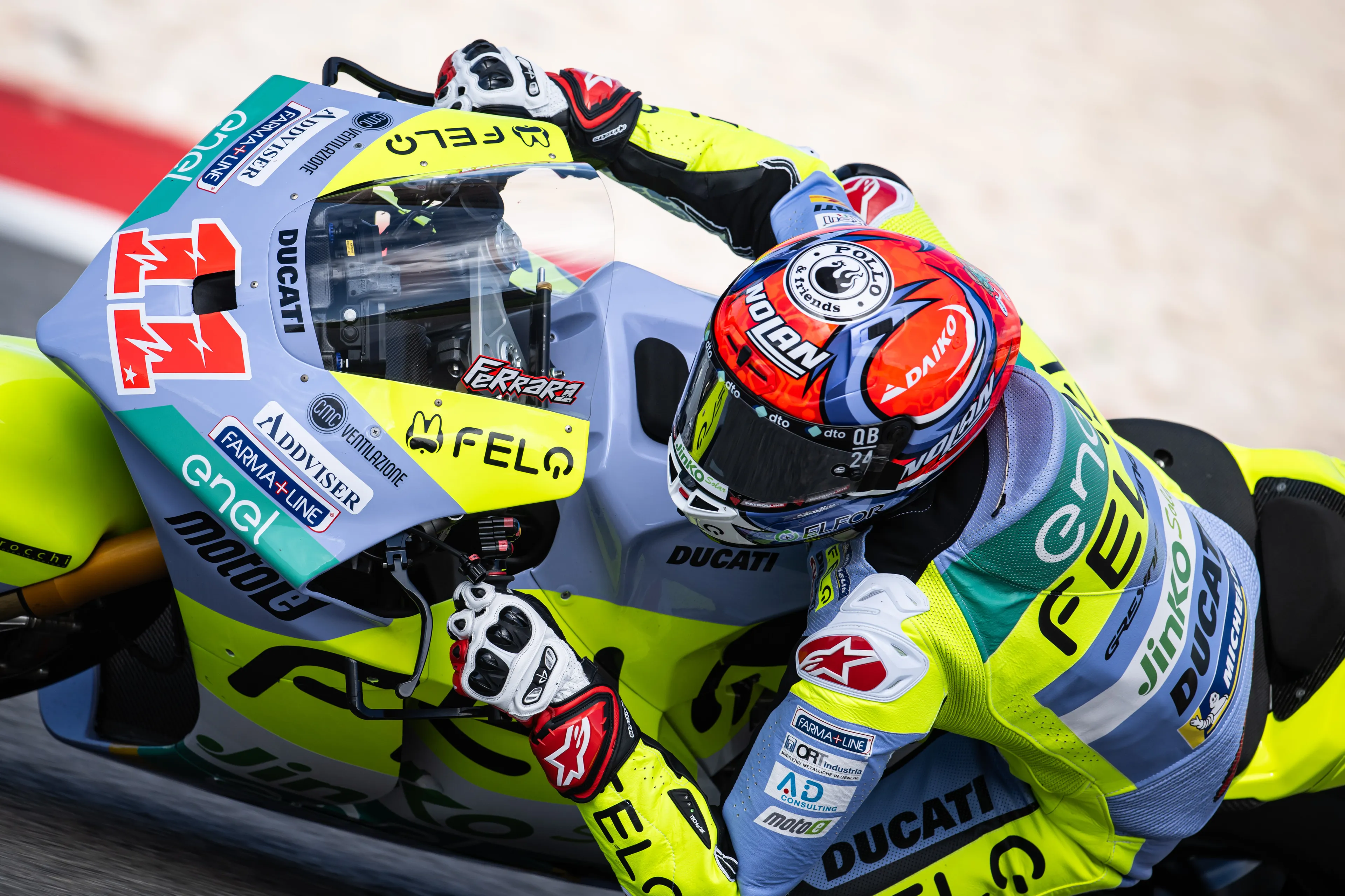 ferrari motoe test portimao