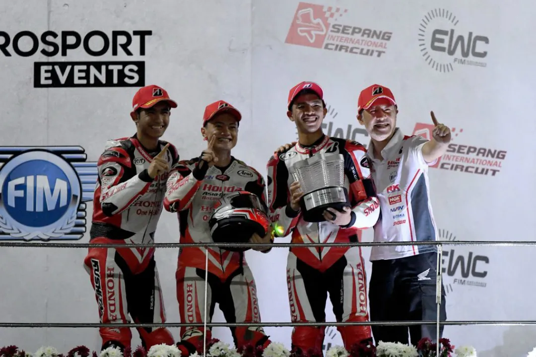 fim ewc honda asia podium sepang 2019