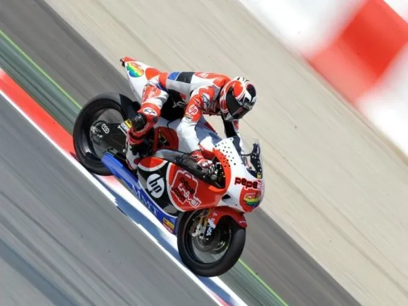 hector barbera 250 qualifying barcelona 2009