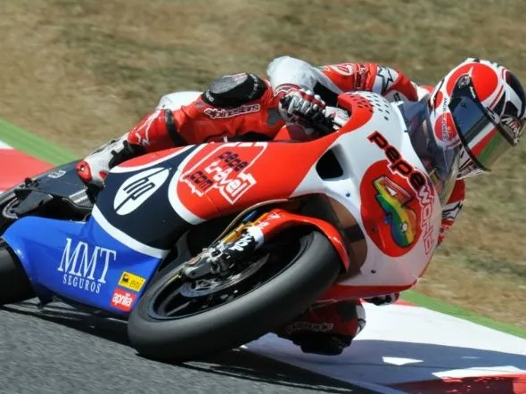 hector barbera 250cc barcellona qualifying 2009