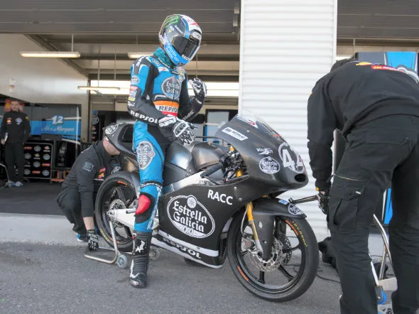 honda moto3 first test 2014 2