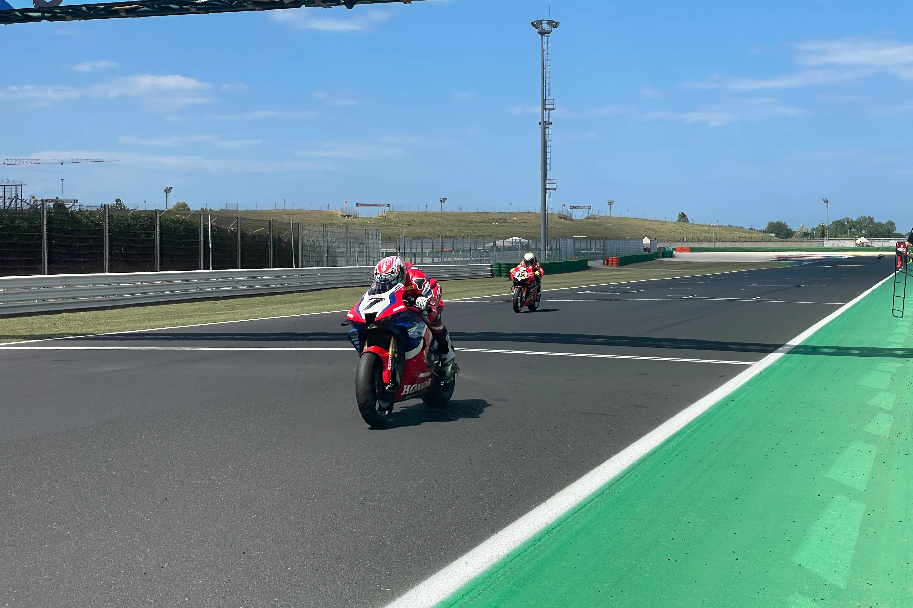 hrc test misano superbike
