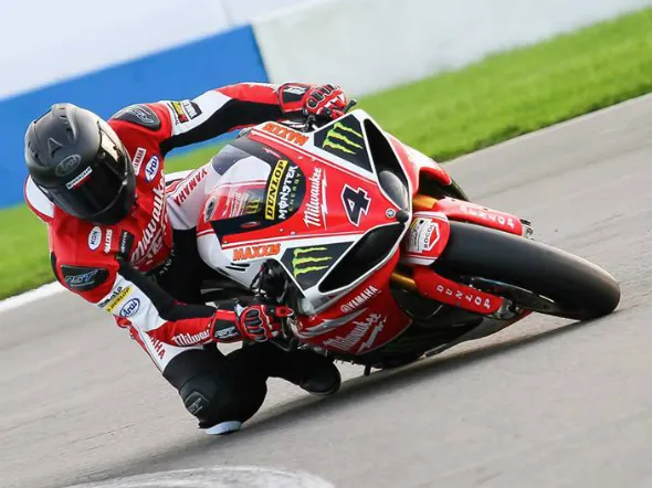 ian hutchinson milwaukee yamaha test