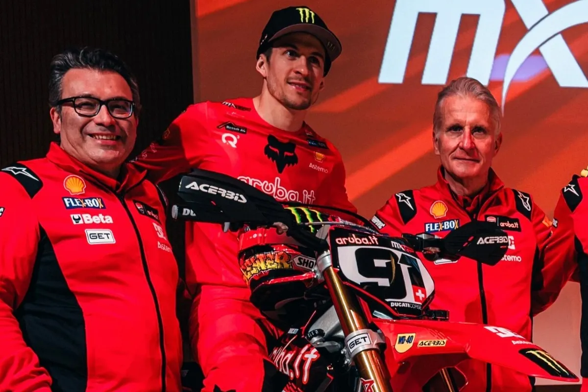 jeremy seewer aruba ducati factory mx team launch 2025