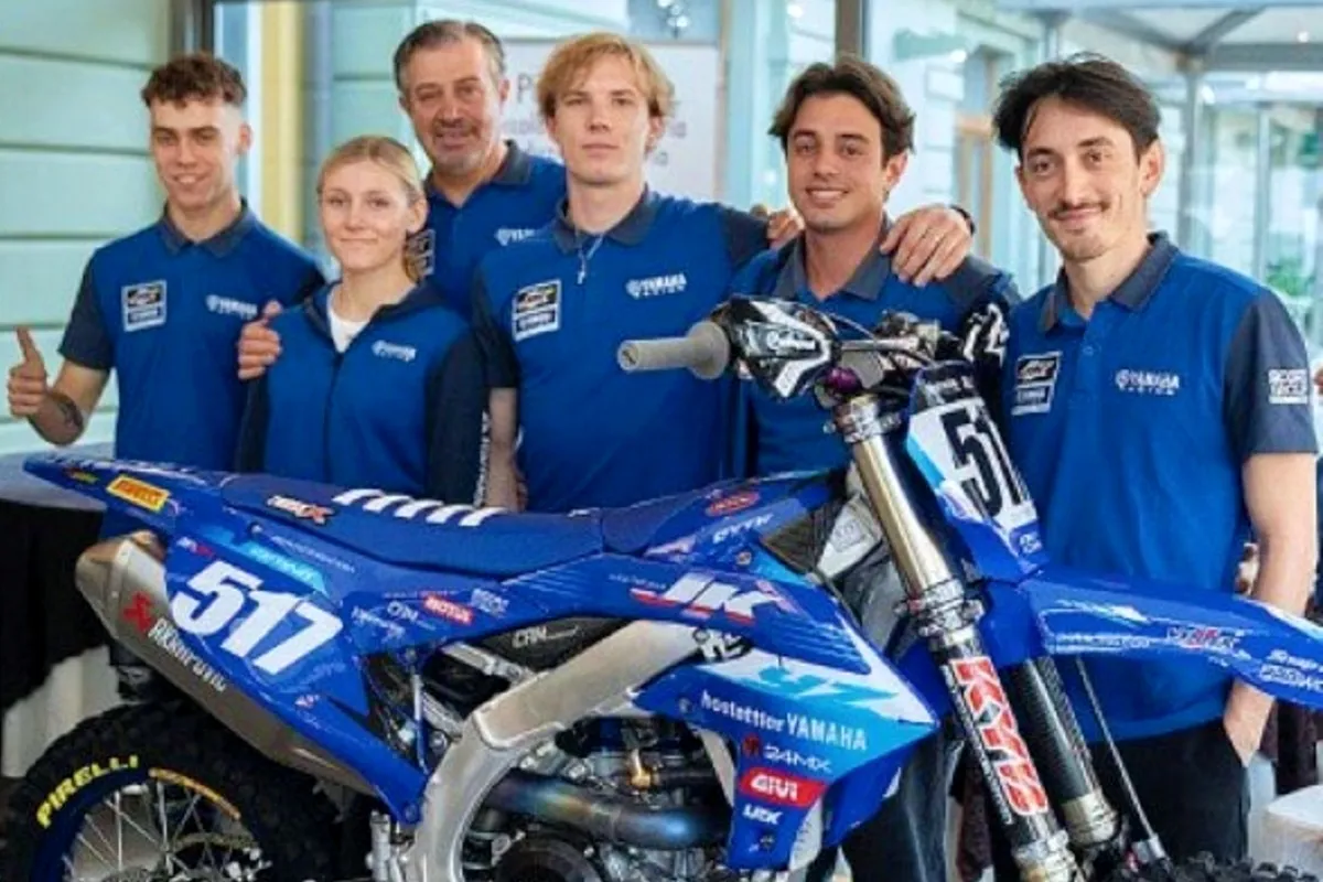 jk racing yamaha motocross team launch 2025