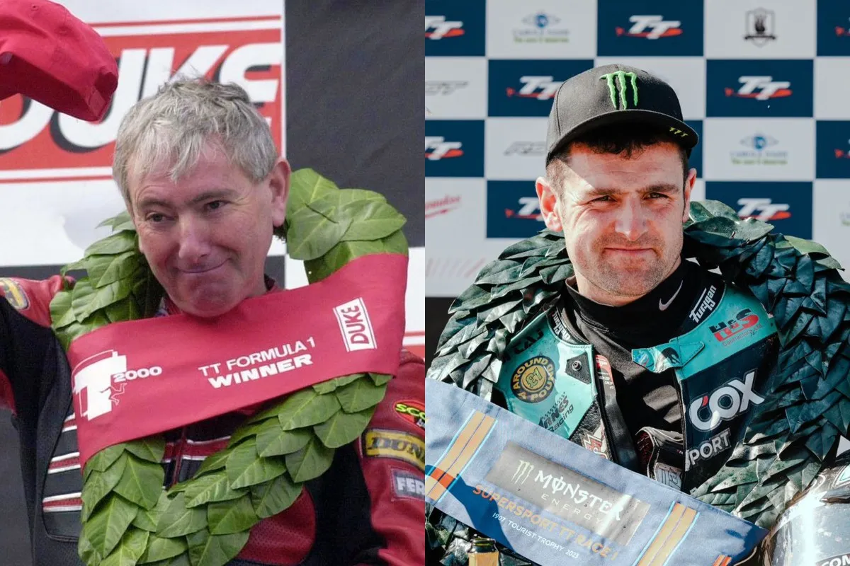 joey dunlop michael dunlop podium tt