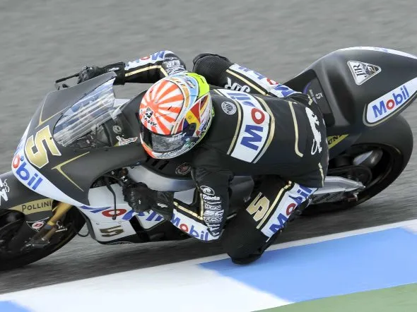 johann zarco moto2 warm up jerez 2012