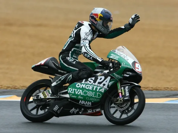 jonas folger lemans 125cc race 2009