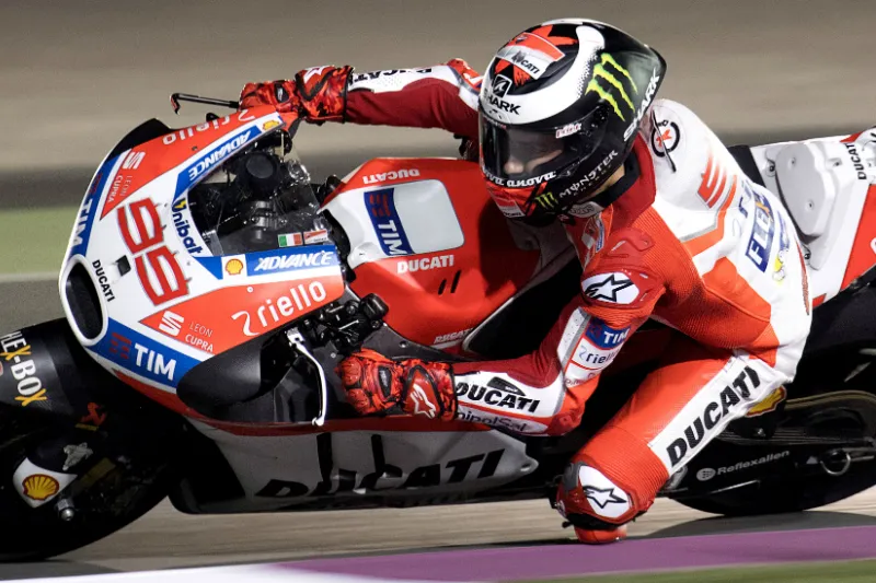 jorge lorenzo losail test ducati