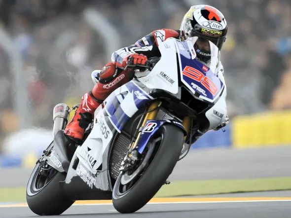 jorge lorenzo race lemans bugatti 2012