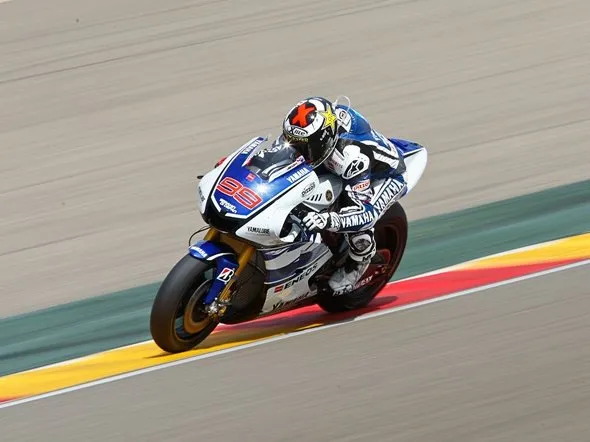 jorge lorenzo test aragon 20121