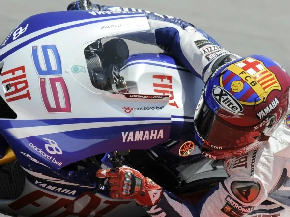 jorge lorenzo test barcellona