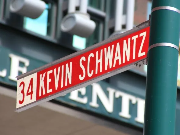 kevin schwantz indianapolis street sign