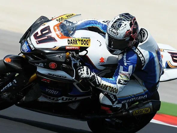 leon haslam test imola 2010