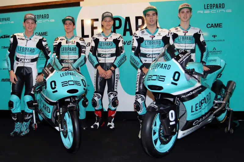 leopard racing moto2 moto3 launch 2016