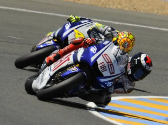 lorenzo vs rossi lemans