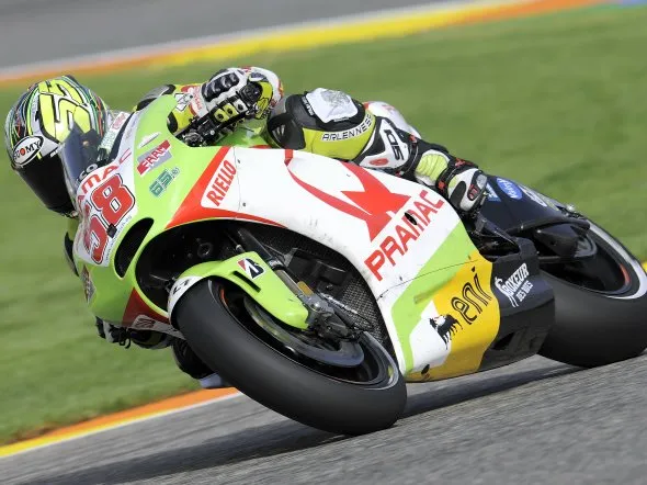 loris capirossi race valencia 2011