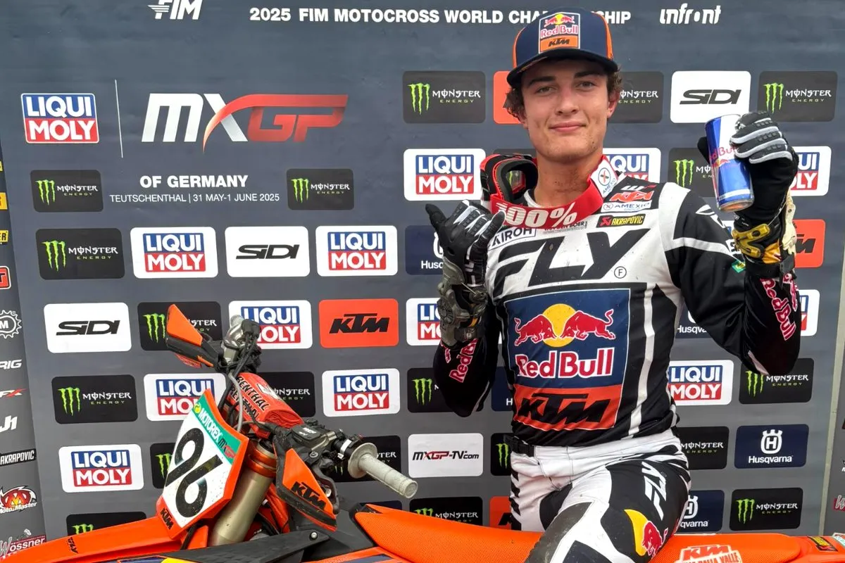 lucas coenen mxgp motocross germany qualifying race 2025
