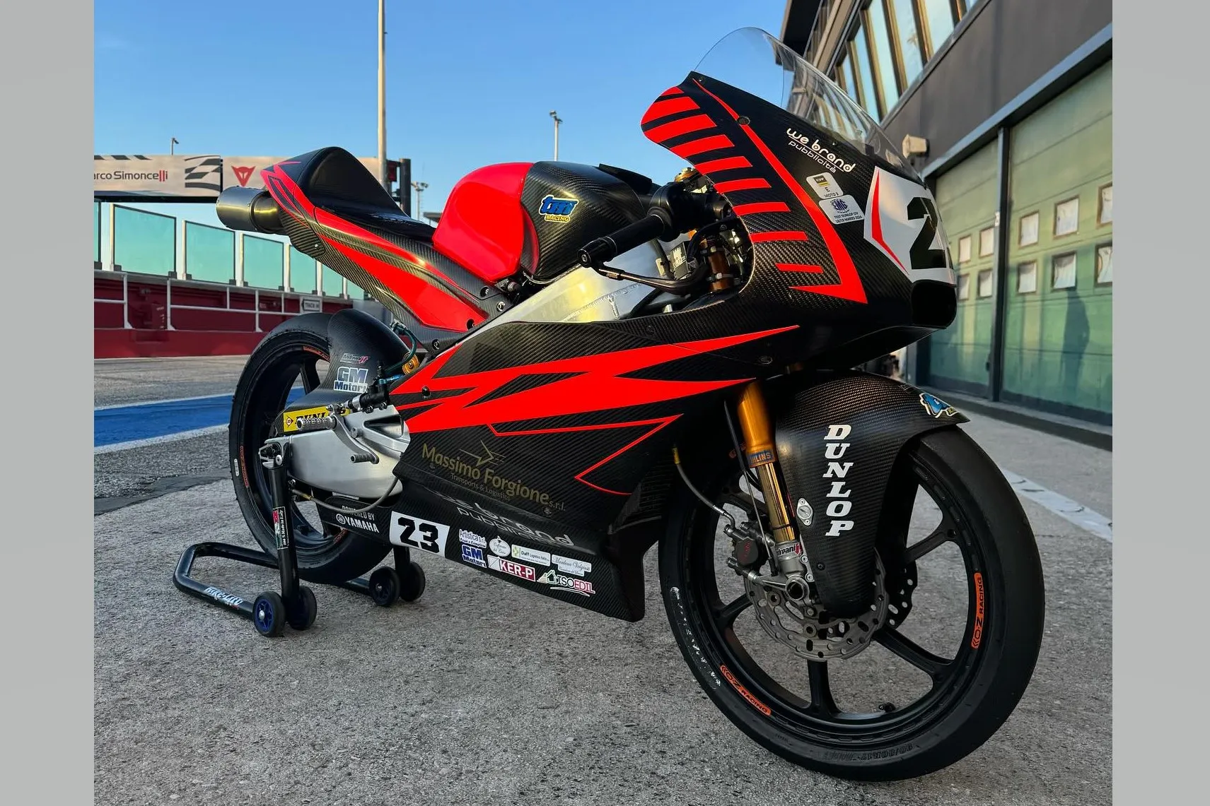 lucky racing bartolini test civ moto3