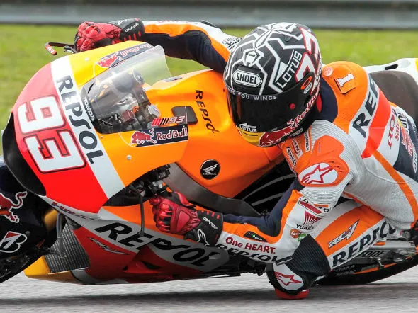 marc marquez day1 sepang test 2015