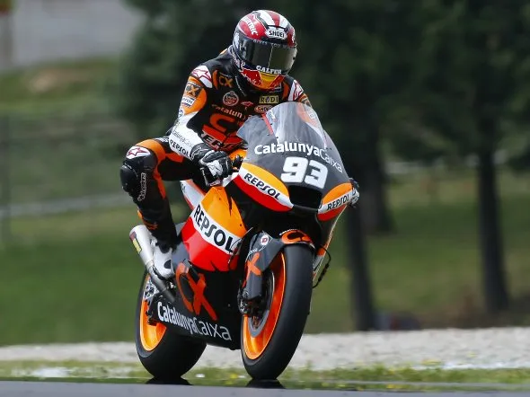 marc marquez gara moto2 mugello 2011